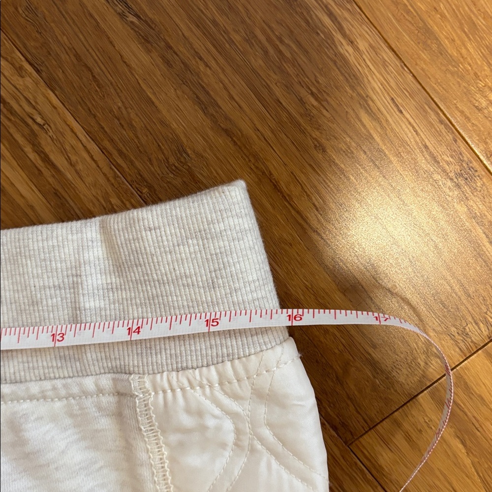 Anthropologie Daily Practice Midi Skirt-cream quilted knit Cute Athleisure - Picture 5 of 6